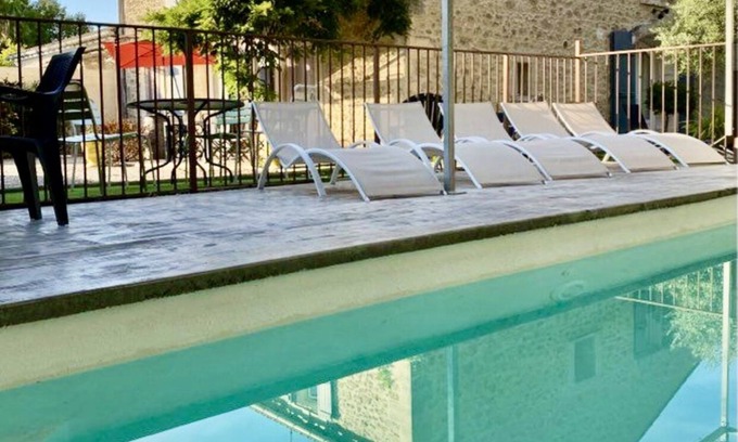 Caux Maison | Maison de 200m2 avec Piscine, Jacuzzi, climatisation. Animaux acceptés