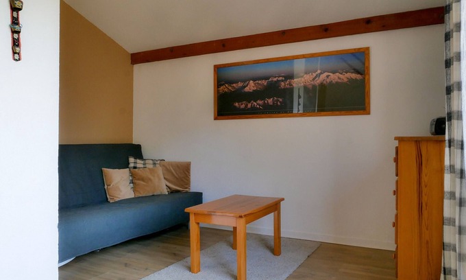 Abondance Appartement | Studio cabine calme avec balcon, parking, animaux acceptés, proche Richebourg