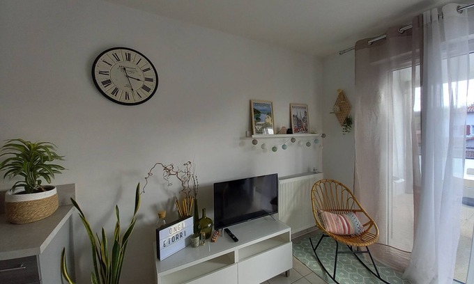 Saint-Pee-sur-Nivelle Appartement | T2 calme avec belle terrasse à St Pée sur Nivelle