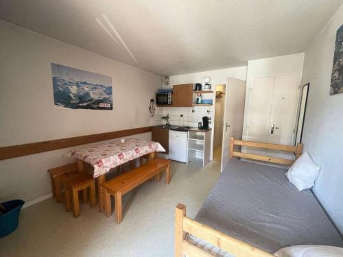 Les Deux Alpes Appartement | Résidence Andromede - Studio cabine familial avec balcon MAE-5301