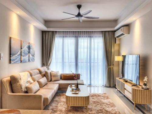 Central District Appartement | R&F Princess Cove 3BR, Sea View, JB CIQ, by Good Life Homestay