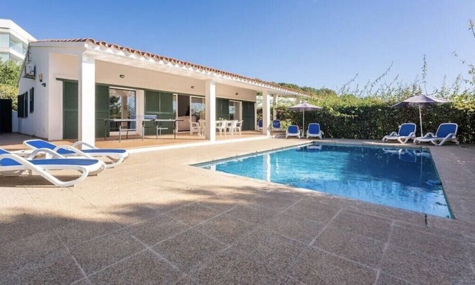 Sant Tomas Villa | R11 Villa Adriana, de plain-pied, climatisée, piscine,