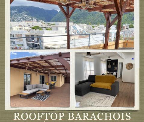 Saint-Denis Appartement | Rare ! Spacieux T3 en roof-top au Barachois - 2 ch climatisées - 6 couchages - Proche aéroport - Parking privé