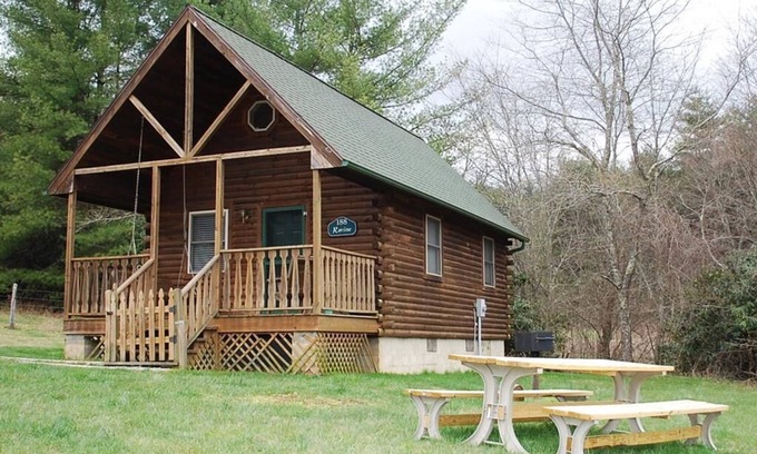 Laurel Springs Cabine | Près de Blue Ridge Parkway, Chalet avec animaux acceptés, vue sur les montagnes et les bassins de montagnes, Gas Frpl