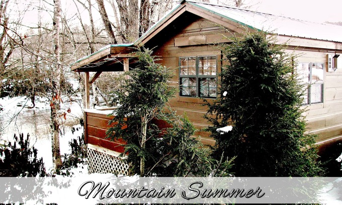 Altamont Cabine | Cabine romantique 1BR REAL LOG avec bain à remous et cheminée - Riverside (4 personnes)