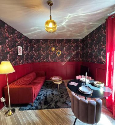Chateauroux Appartement | RED SPARROW -T2 avec jacuzzi