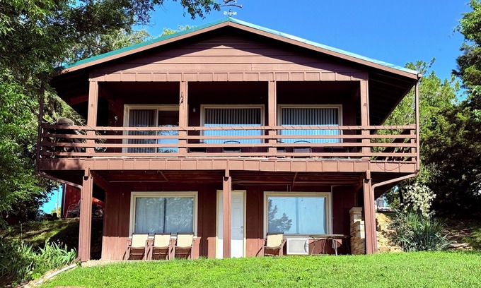 Fall River Cabine | The Spot it over looks the lake