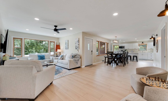Leland Maison | Relax at Dutch Hollow Lake in an idyllic farmhouse minutes from the laken