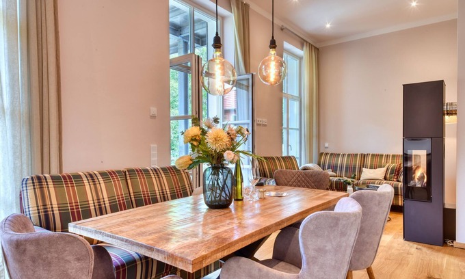 Putbus Appartement | Relax in the heart of the white city: our stylish vacation apartment at Circus