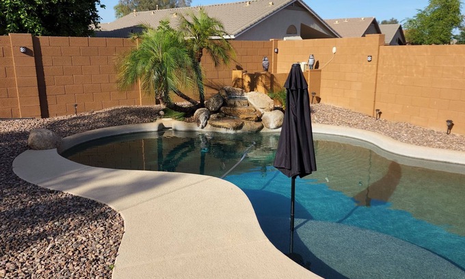 Litchfield Park Maison | Relaxing 4 bdrm home w/ heated pool, great location for everything Phoenix!