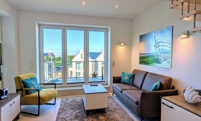 Dangast Appartement | Relaxing vacation in the Jadestern with sea view in the North Sea Park Dangast!