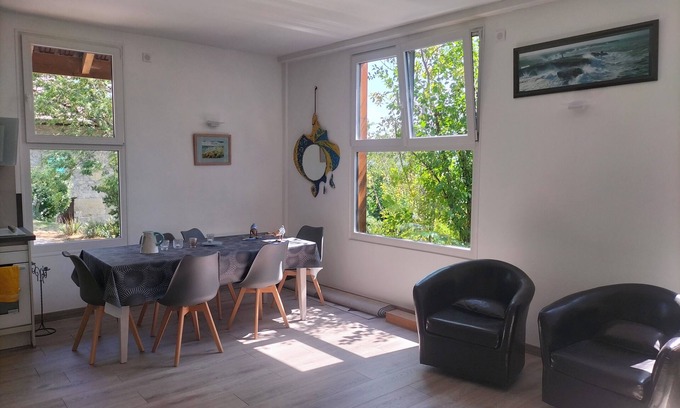 Massingy Maison | Renovated barn, quiet village, mountain views, near Annecy and Le Bourget lakes