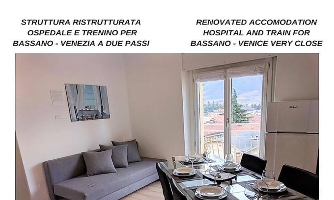 Trento Appartement | RENOVATED. MOUNTAIN VIEW. Hospital and Gocciadoro park area (1-6 people