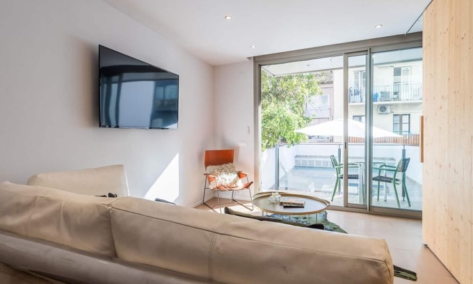 Sant Gervasi Appartement | Location : Appartement Sant Gervasy, grande terras