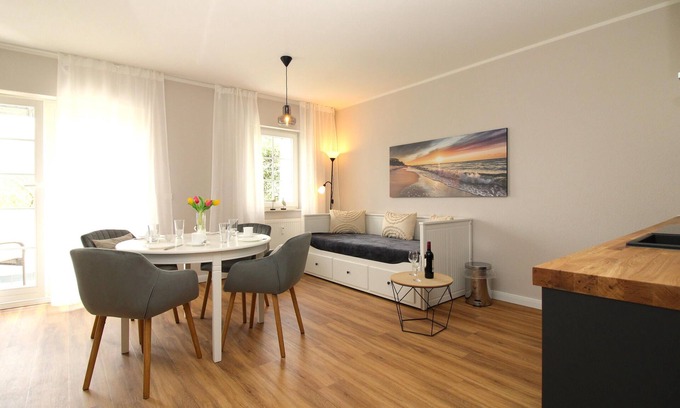 Wischuer Appartement | Res. Wischuer WE 26: friendly and bright 2-room apartment with balcony