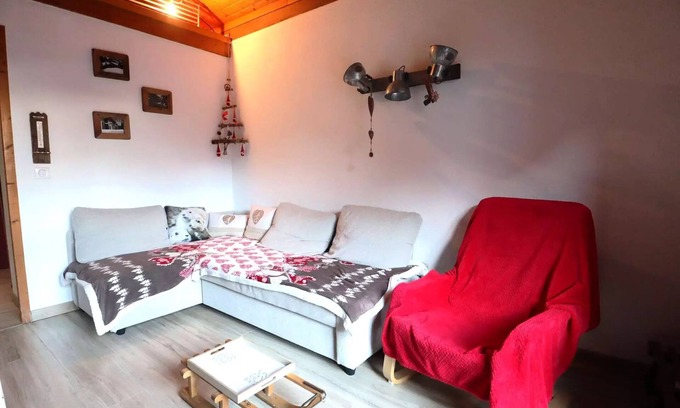 Areches Appartement | Appartement 4 à 5 personnes centre village, proche des commerces et des pistes