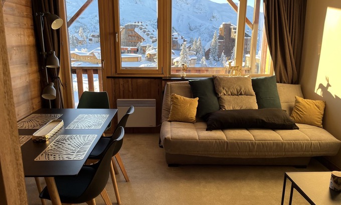 Avoriaz Appartement | Centre station, app. 36 m2, 1 chambre, coin montagne, balcon, local à ski, WIFI