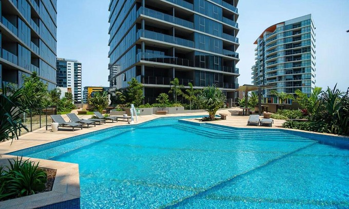 South Brisbane Appartement | Resort Living 2BR with Pool Spa Gym & Parking