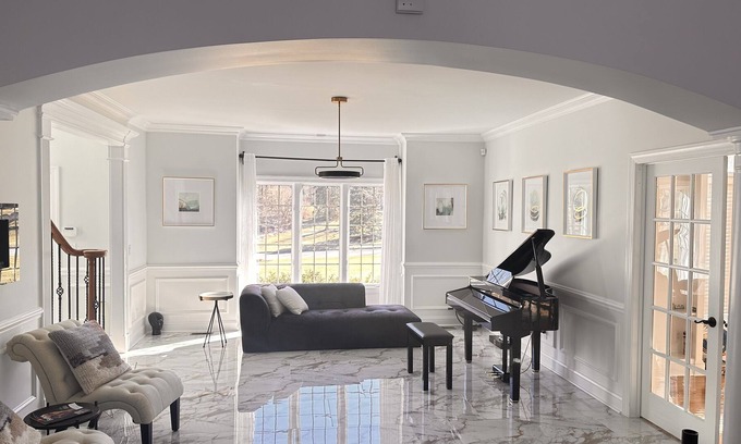 Glasser Maison | Resort style home in one of the most picturesque places in New Jersey.