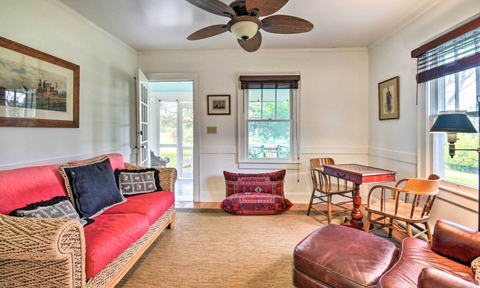 Hayes Cottage | Restored 1920's Cottage on 1 Acre w/ Fire Pit