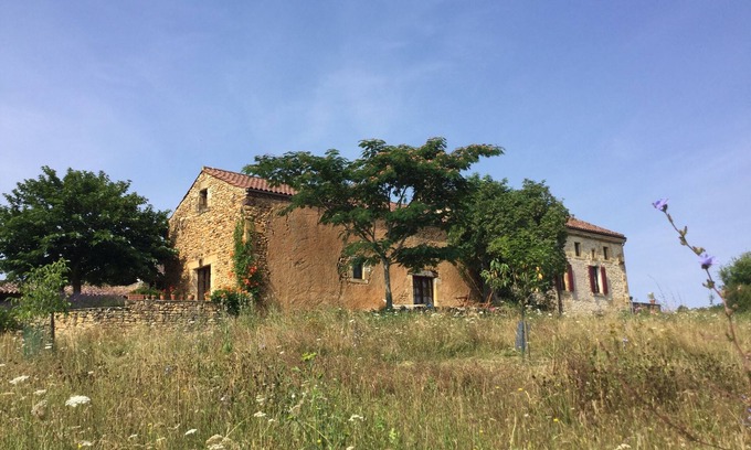 Saint-Marcory Autre | Ferme restaurée avec piscine chauffée privée, belles vues, intimité et comfort.