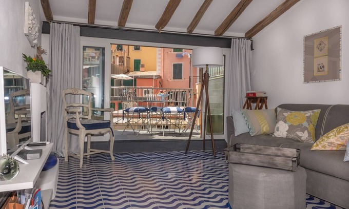 Riomaggiore Maison | Riomaggiore - Cinque Terre - Maison avec terrasse sur le port de plaisance