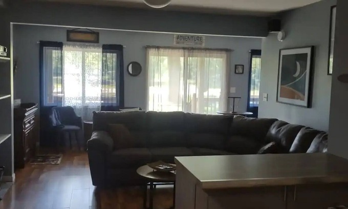 Thayer Maison | River retreat in Momence, IL. with river access. There is a private dock onsite.
