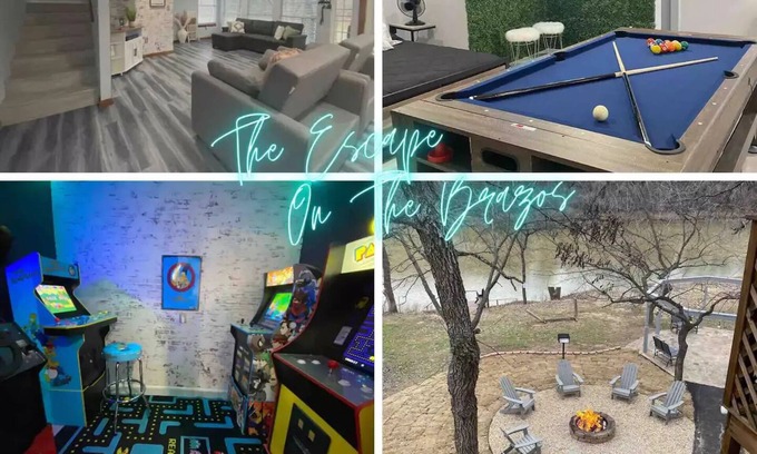 Dennis Maison | Riverfront, Fire Pit, Arcade room, Pool Table, Air Hockey, Table Tennis, kayaks!