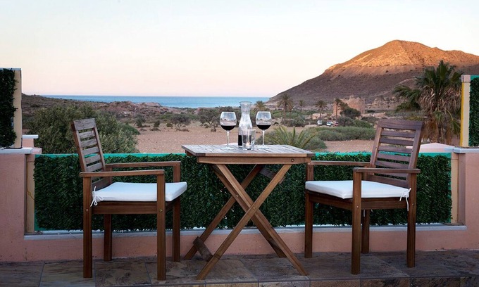Nijar Appartement | Road to the Playazo de Rodalquilar. Pets are welcome. Terrace, beautiful views