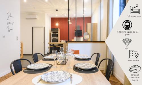 Roanne Appartement | Roanne Centre 6 pers Appartement Gare 10 min