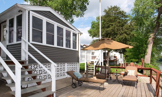 Oregon Maison | Rock River Hideaway. Un bel équilibre de tranquillité et d'activité en plein air.