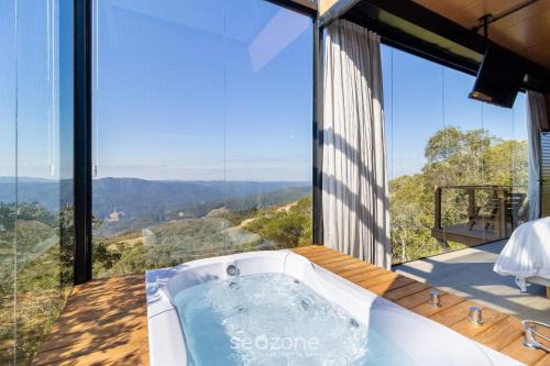 Anitapolis Maison | Cabana romântica com vista na serra VST037