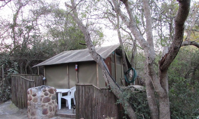 Thorny Bush Game Reserve Maison | Tapis de toile romantique sur la rivière, partagez une douche avec des singes et écoutez les lions