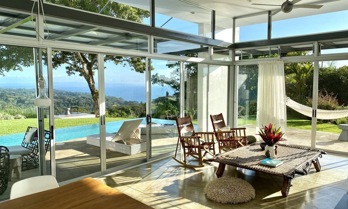 Ballena Maison | Pool, A/C, ocean view, fiber optic, 10 minutes to beaches/restaurants/tours!