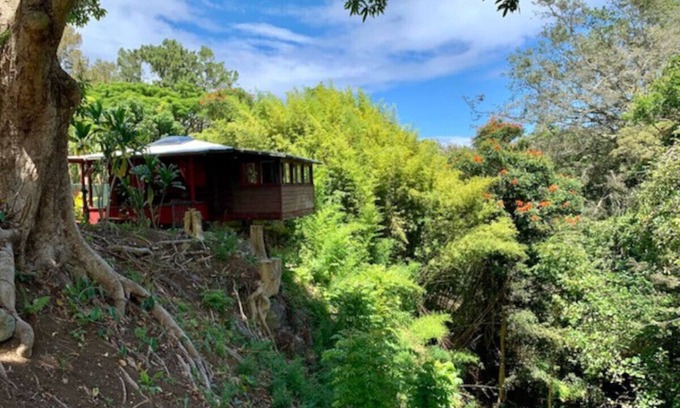 Kukuihaele Maison | Romantic waterfall cabin in the rain forest