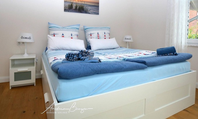 Sudbrookmerland Cottage | Room 2, EB, douche commune / toilettes communes, 1 chambre à coucher - Bünzow - Pension Lütje Huske