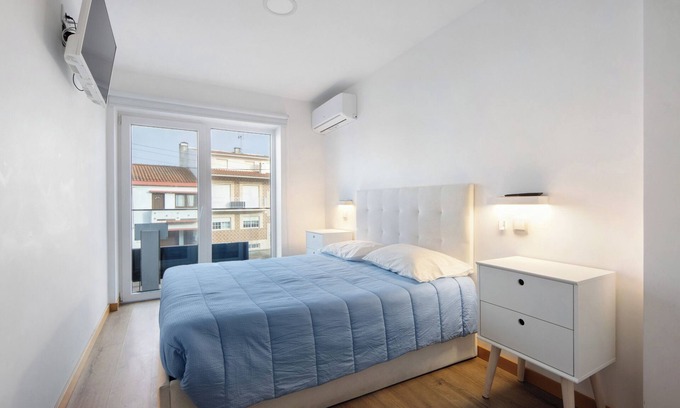 Barra Appartement | Chambre 'Al Katekero - Quarto 102' avec balcon, Wi-Fi et climatisation