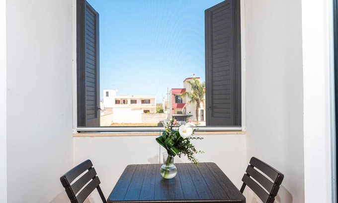 Cocumola Appartement | Chambre 'Angeli Nel Salento - Stanza 7' avec terrasse privée, Wi-Fi et climatisation