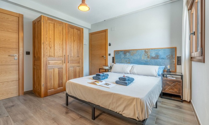 Murchas Appartement | Chambre 'La Boheme 3' avec vue sur la montagne, Wi-Fi et climatisation