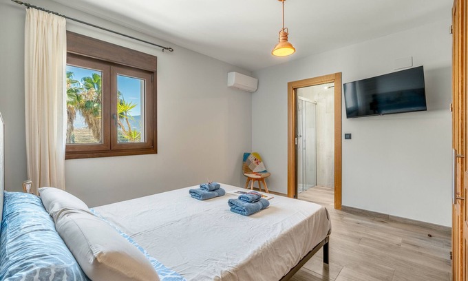 Murchas Appartement | Chambre 'La Boheme 5' avec vue sur la montagne, Wi-Fi et climatisation