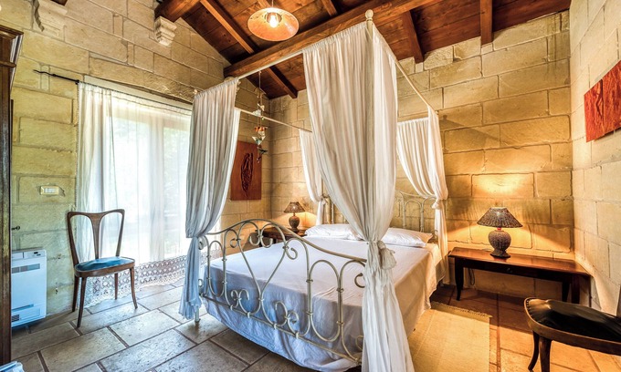 Vernole Appartement | Chambre 'Masseria Copertini - Geco' avec Wi-Fi et climatisation