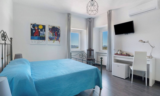 Rocchetta di Vara Appartement | Chambre 'Matrimoniale Con Vista Montagna' avec vue sur la montagne, Wi-Fi et climatisation