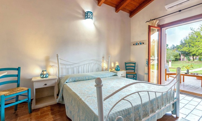 Santa Maria La Palma Appartement | Chambre "Matrimoniale" avec terrasse privée, Wi-Fi et climatisation