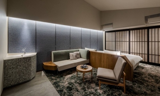 Saijo Hôtel | Room only plan Villa Twin with openair bath L / Saijo Ehime