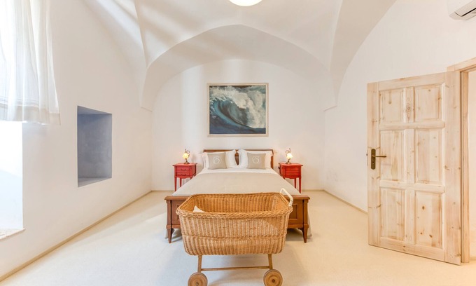 Presicce Appartement | Chambre "Serena - 3" avec terrasse privée, Wi-Fi et climatisation