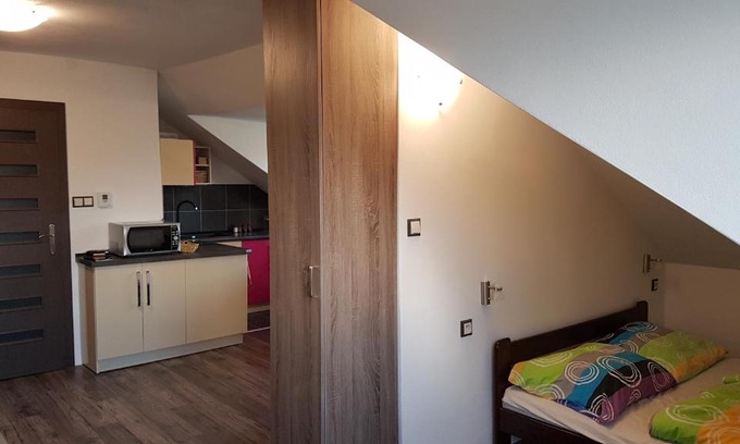 Strba Appartement | Room with a High Tatras view and Fireplace