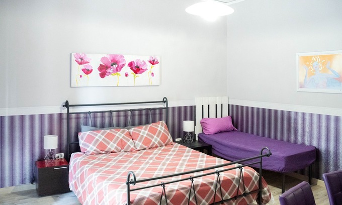 Secondigliano Appartement | Room with private bathroom - Grey