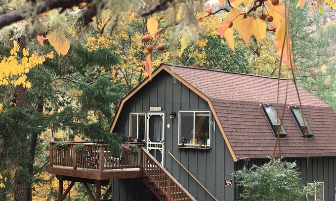Gold Hill Cabine | Rosie's Woodland Paradise! Venez vous détendre et rajeunir!