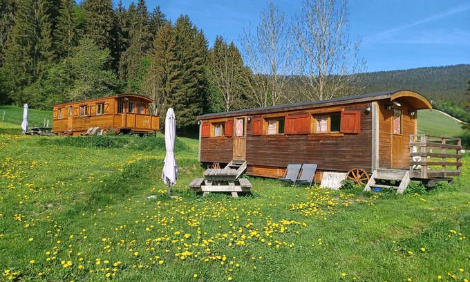 Meaudre Maison | Roulottes a la ferme sur le plateau du Vercors