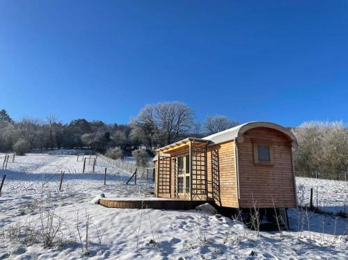 Auffe Chalet De Ski | Roulotte en bois tout confort